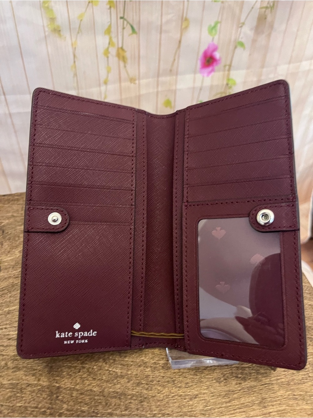 kate spade Large Slim Bifold Leather Wallet - Picture 6 of 12